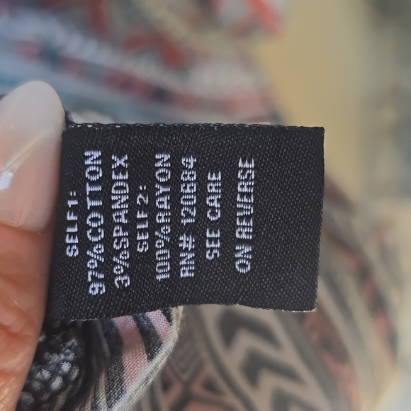 Torrid Aztec Print Ladder Back V-neck Stretch knit to challis Mini Dress 2x - Picture 11 of 14